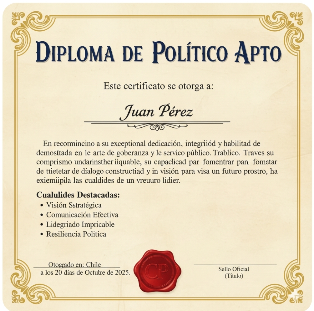Parametrización del resultado de un agente político